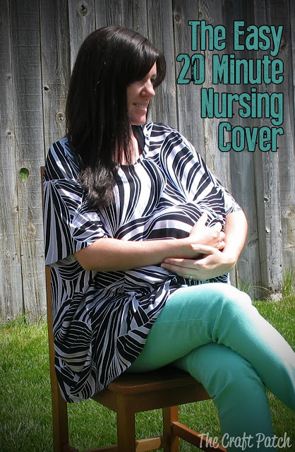 easy knit nursing cover to sew