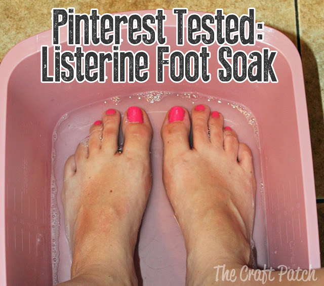 Listerine Foot Soak