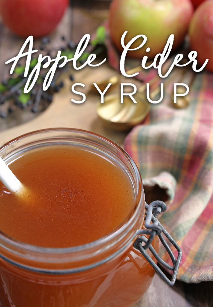 apple cider syrup recipe for fall