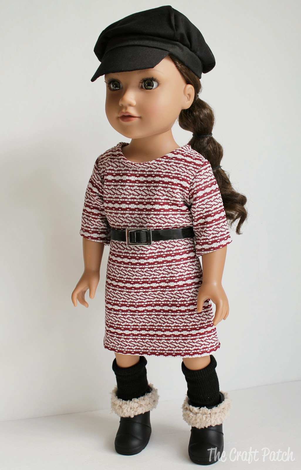 American Girl Doll Basic Knit Dress Pattern and Tutorial