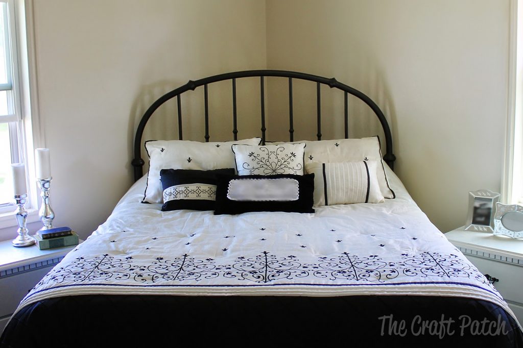 Old Brass Headboard Makeover, Can You Paint A Brass Headboard