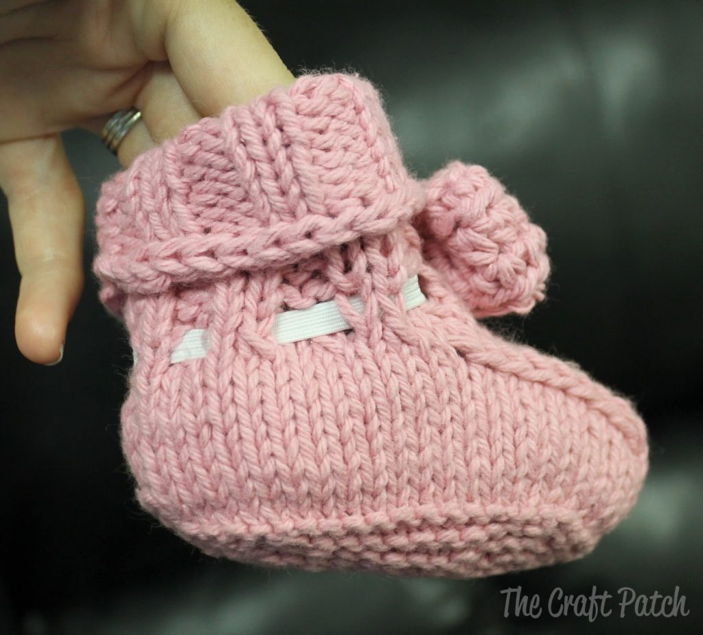 baby bootie knitting pattern