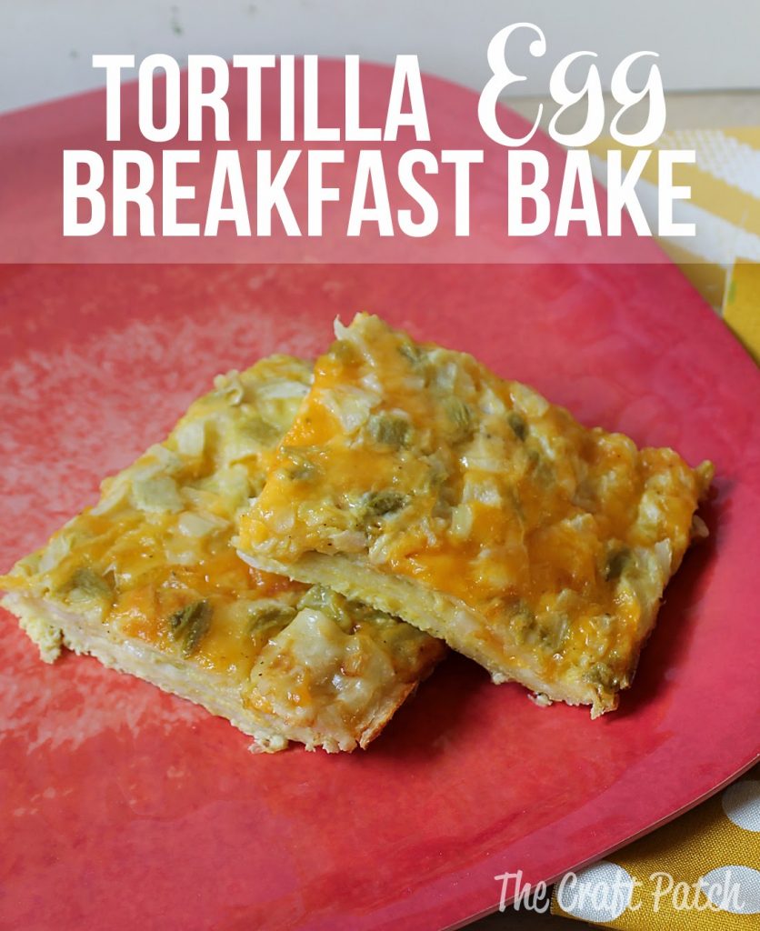 tortilla egg breakfast bake