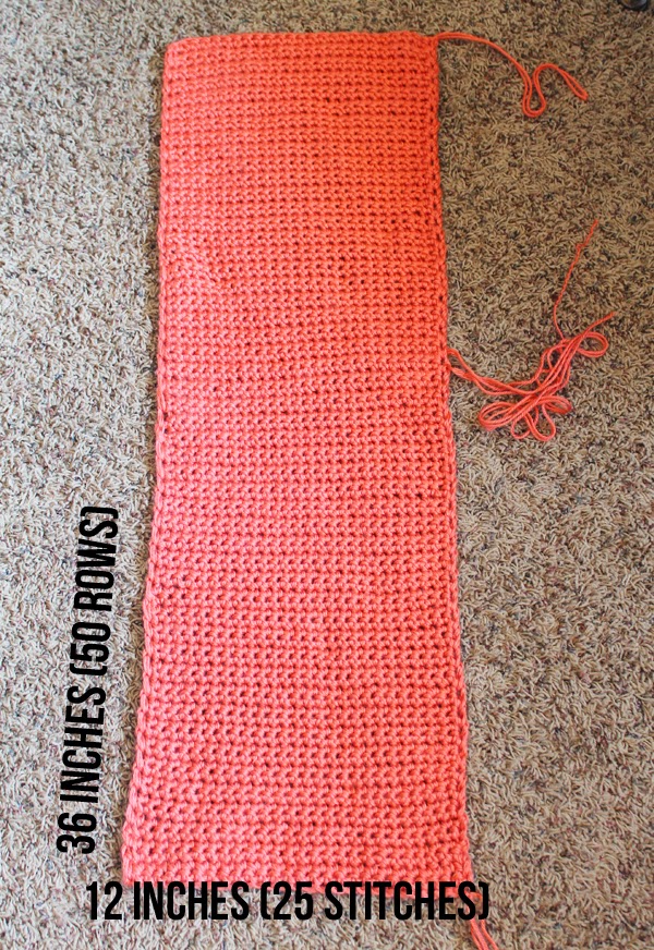 easy Crocheted pillow instructions