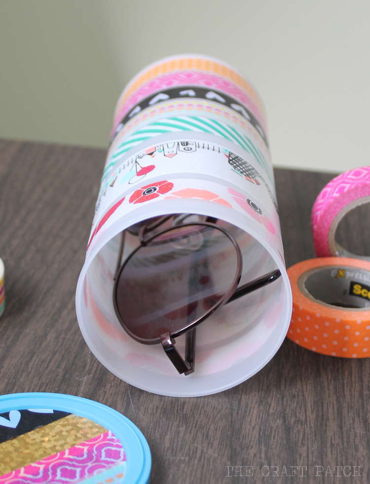 Sunglasses Case with Washi Tape