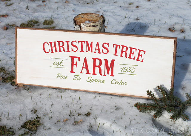Vintage Inspired Christmas Sign