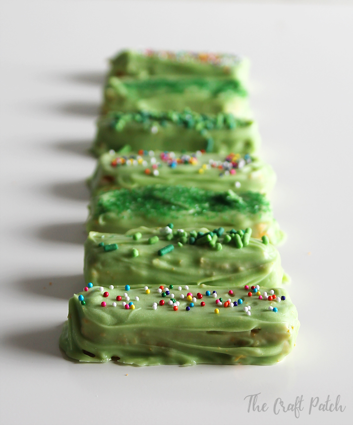 Green Melting Chocolate Cookies for St. Patrick's Day