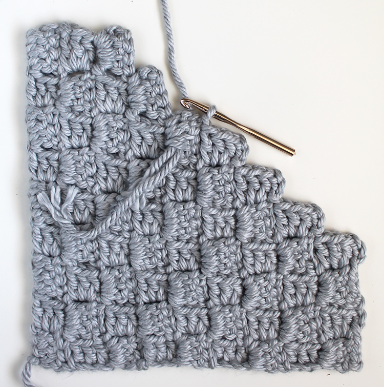 crochet stitch tutorial with super bulky yarn