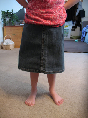 toddler denim skirt