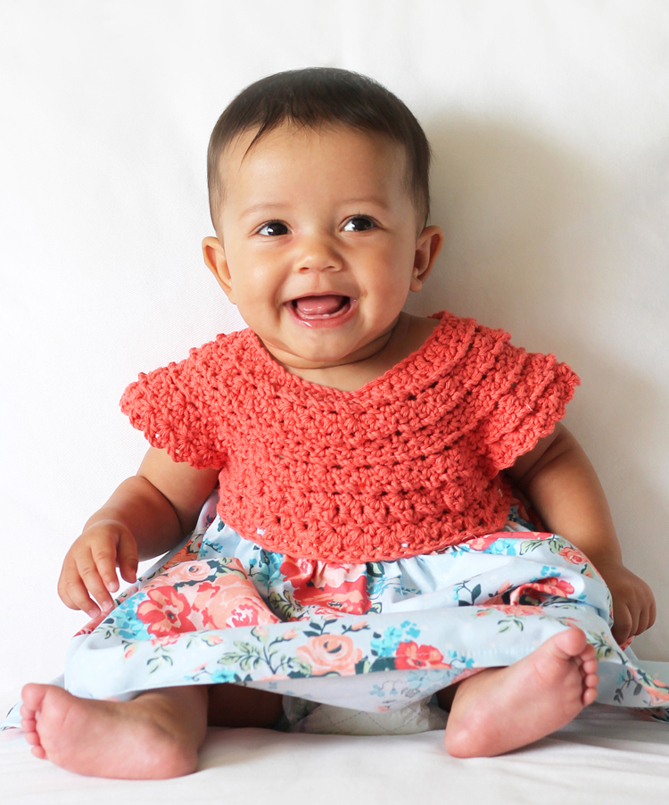 crochet baby dress 