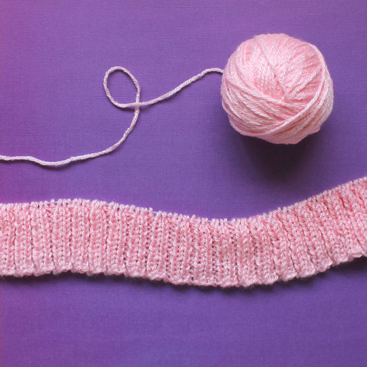rib knit stitch