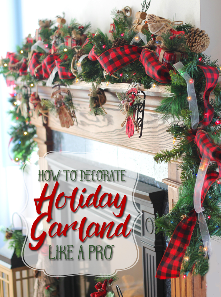 Details about   6FT Pre Lit Christmas Garland with Lights Door Wreath Xmas Fireplace DIY Decor 