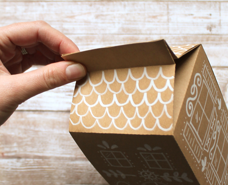 paper house box template