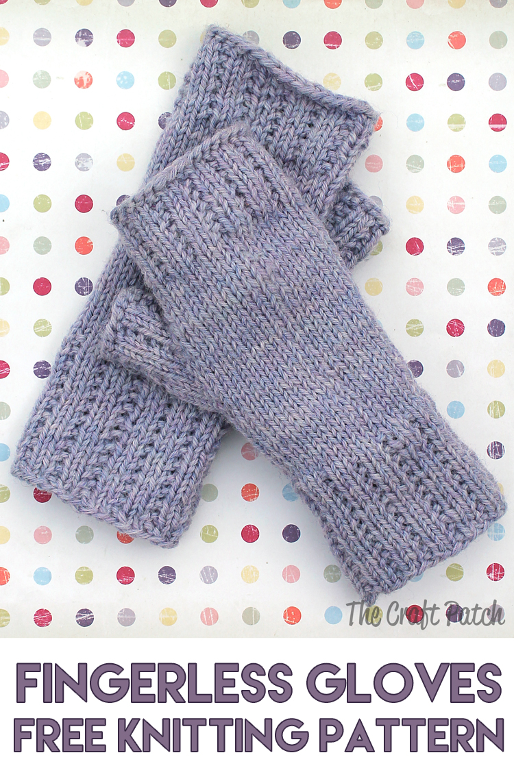 Happy Hands Fingerless Mitts Free Pattern - The Craft Patch