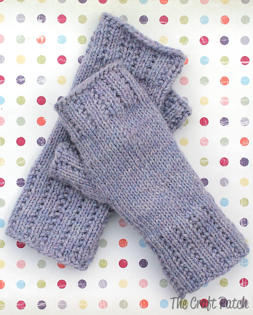 fingerless mitts knitting pattern for beginners