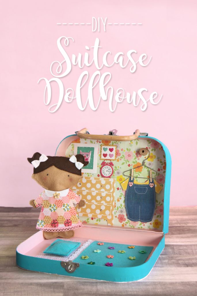 suitcase turned dollhouse