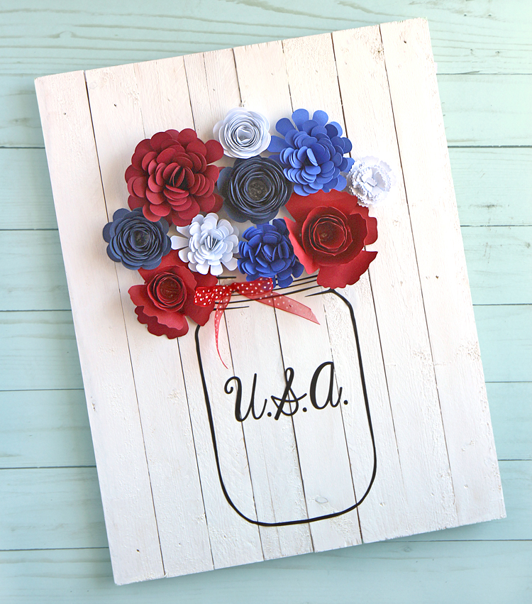 Create this pretty patriotic craft in an afternoon