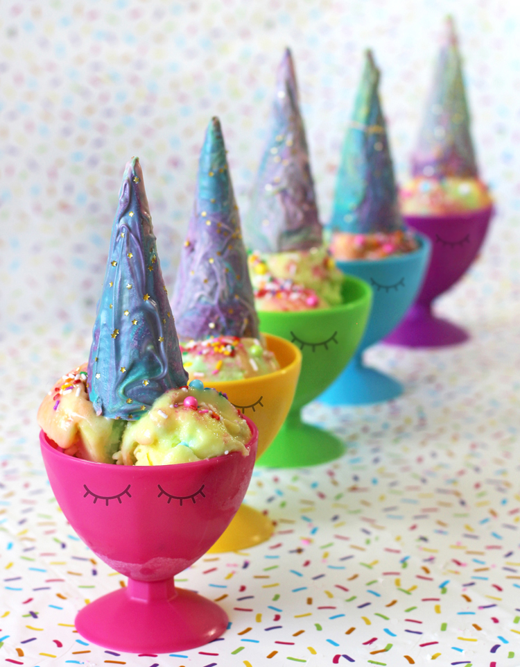 Treat ideas for a unicorn party