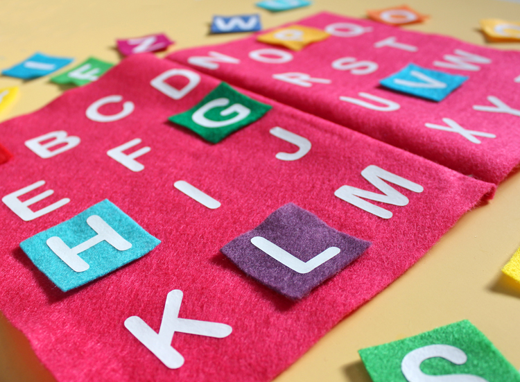 DIY this cute book to teach kids their alphabet