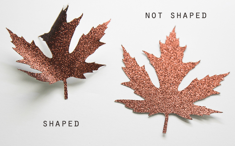 How to make gorgeous paper leaves for fall decorating