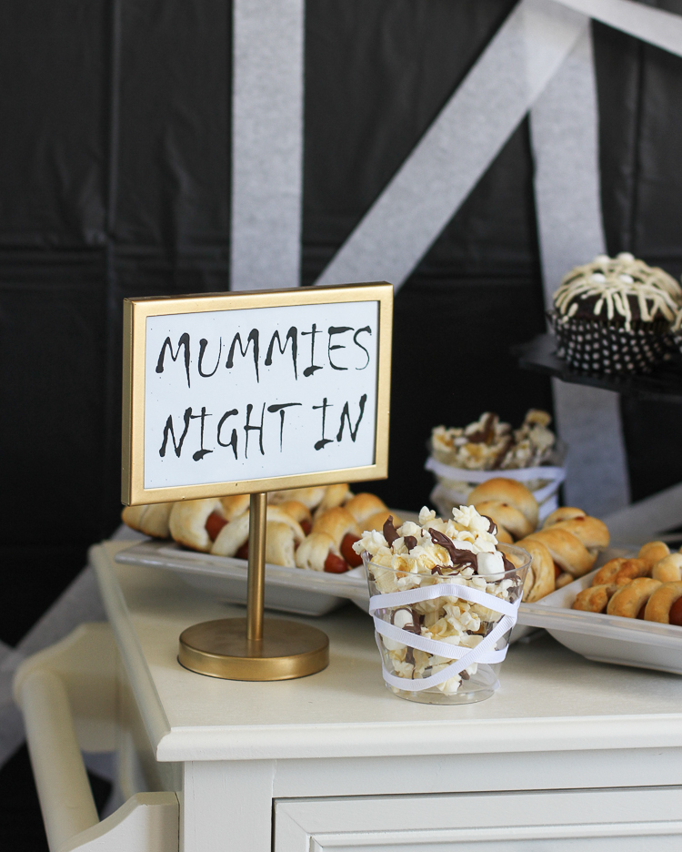 Throw a mummy themed party for Halloween