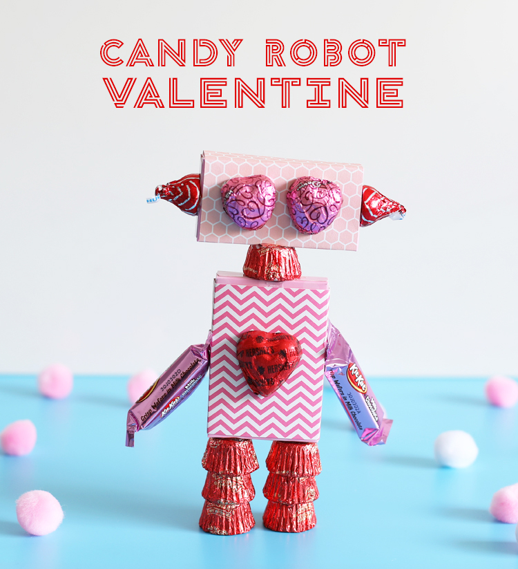 valentines day candy robot
