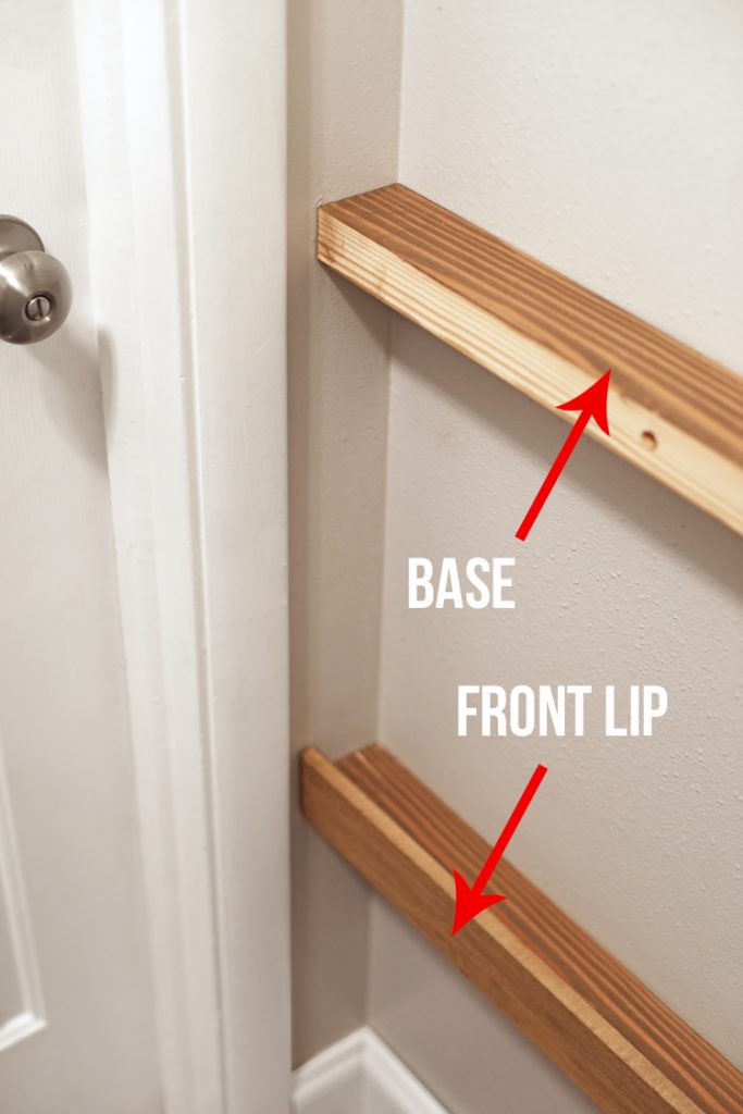 how to build floating shelves
