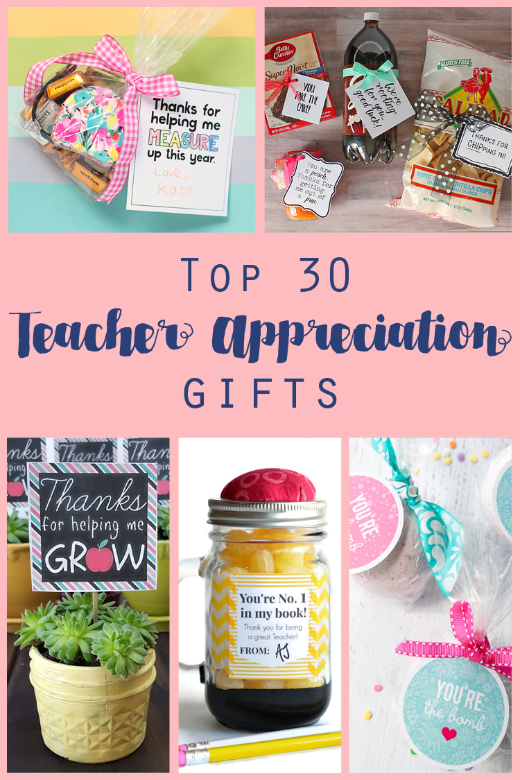 30 Awesome Teacher Appreciation Gifts - The Craft Patch