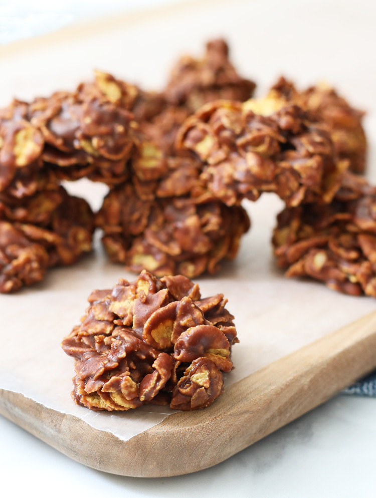 no bake cereal cookies with nutella