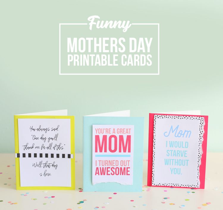 Funny Printable Mother's Day Cards