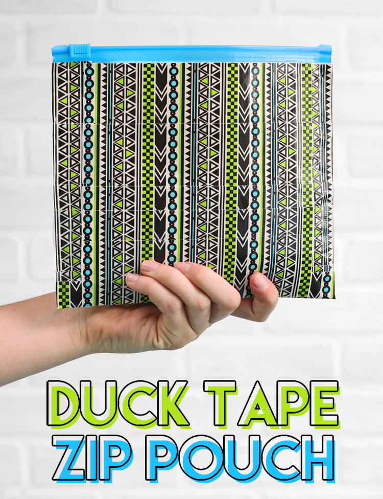 duck tape zip pouch