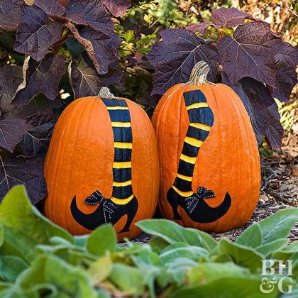 30+ Painted Pumpkins and Other No-Carve Pumpkin Decorating Ideas