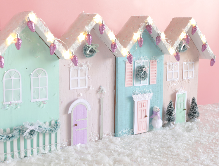 Christmas Village House w/Light - A Sprinkle of Fun