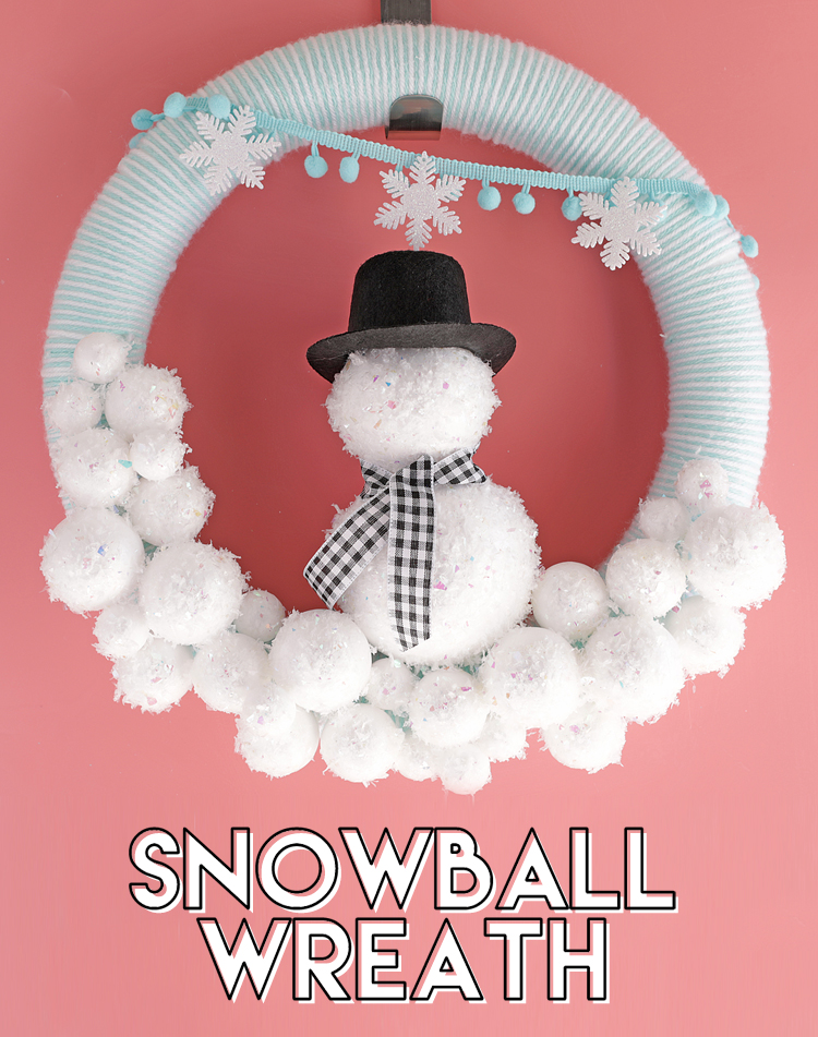 snowball wreath