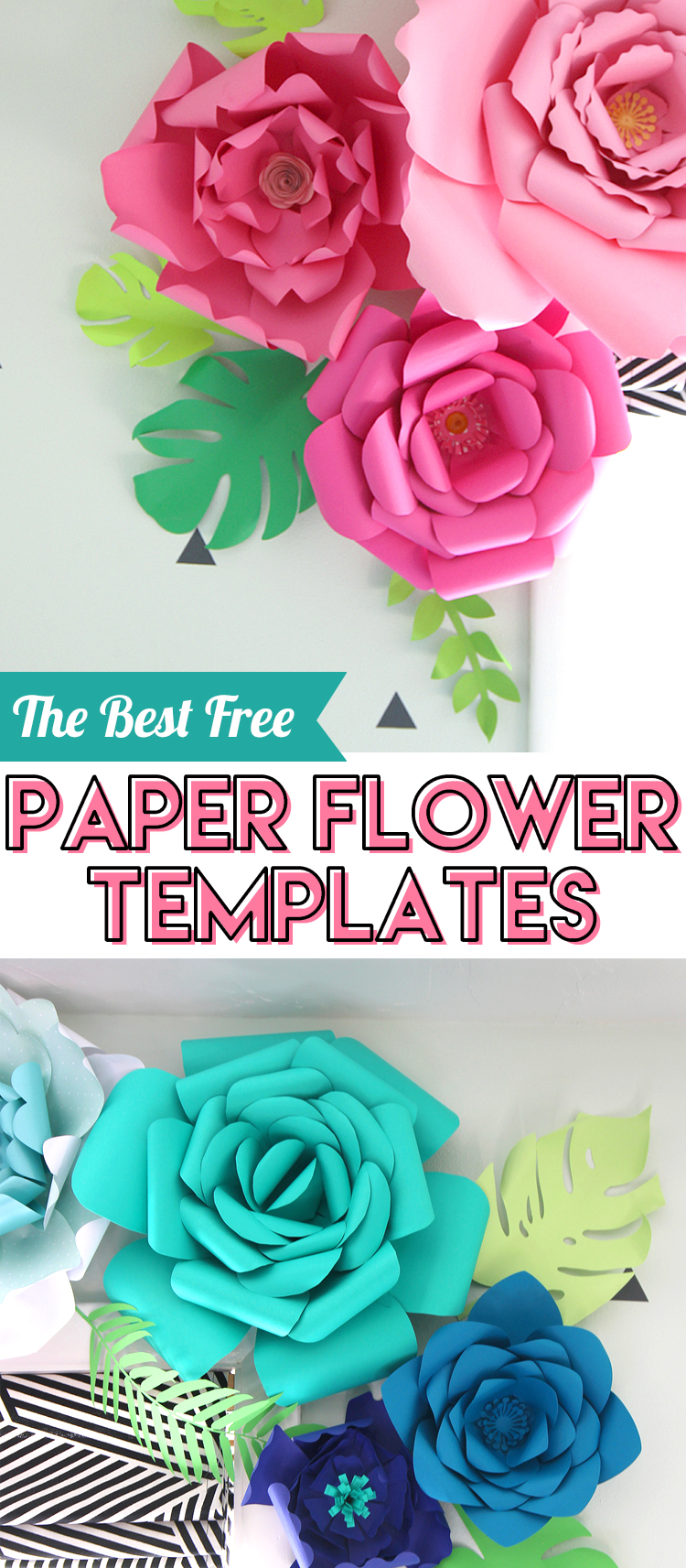 giant paper flower templates