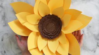 Giant Paper Sunflowers