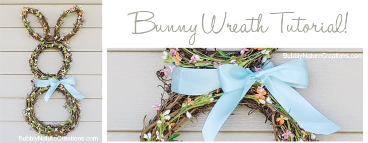 bunny spring wreath tutorail