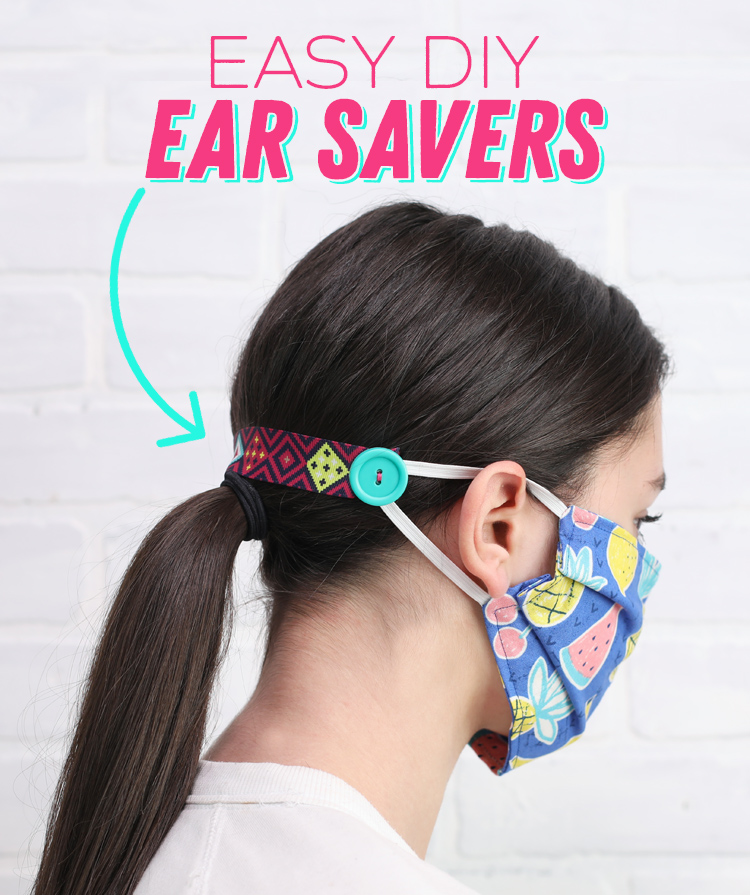 easy diy ear savers to make for medical face masks
