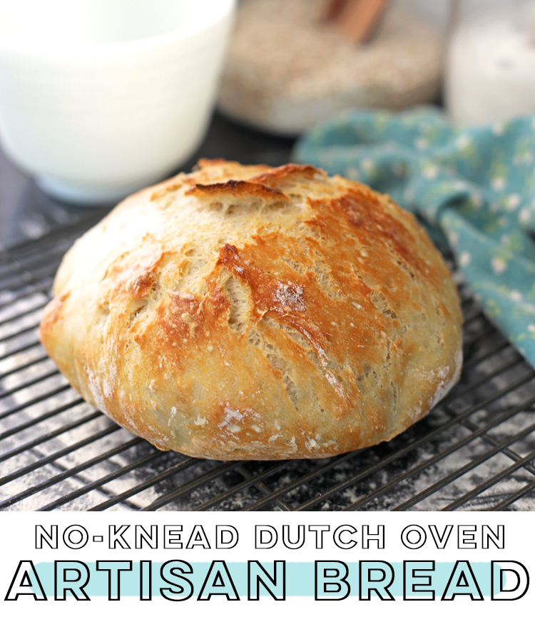 Artisan No Knead Dutch Oven Beer Bread Recipe » Not Entirely Average
