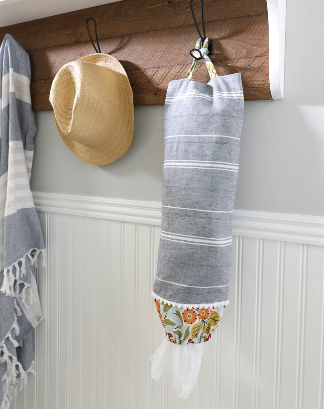 Easy Sew Fabric Grocery Sack Holder