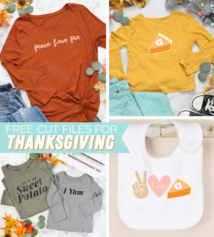 free thanksgiving shirt cut files