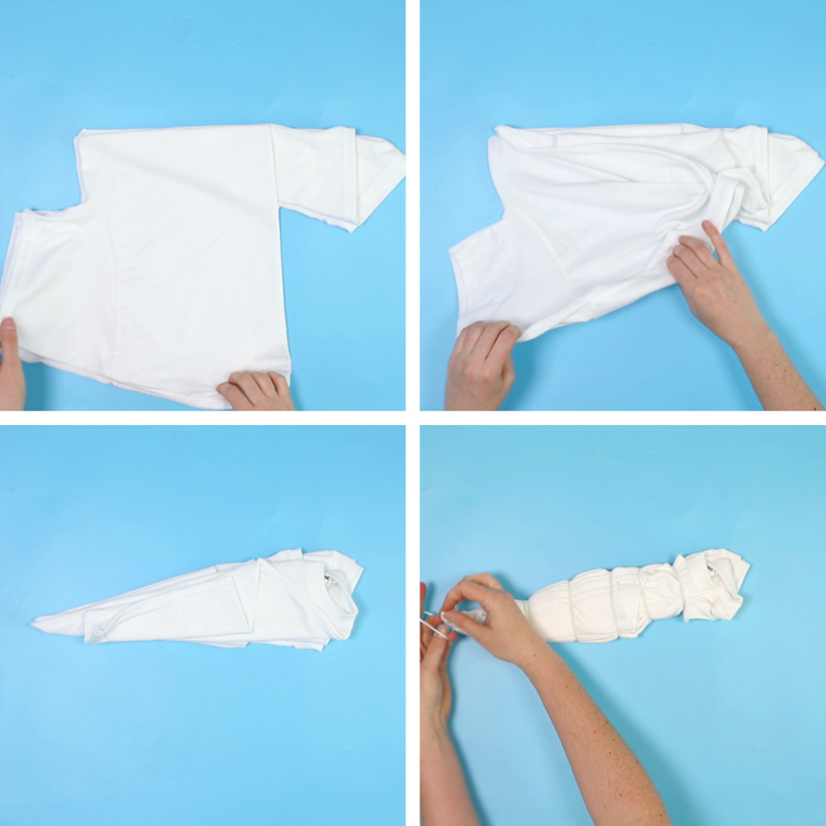 how to fold a mandala tie dye