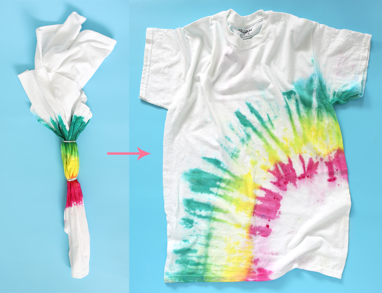 how to make a rainbow tie dye