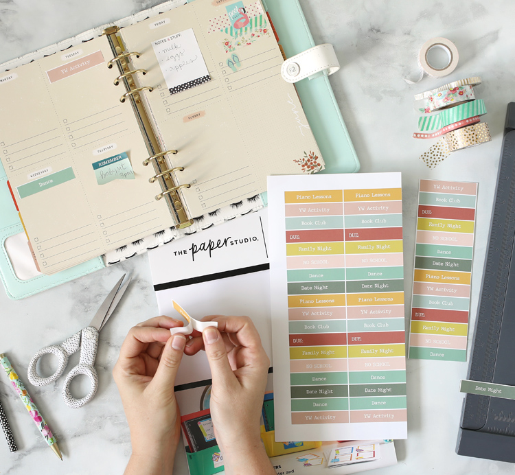free printable planner label stickers
