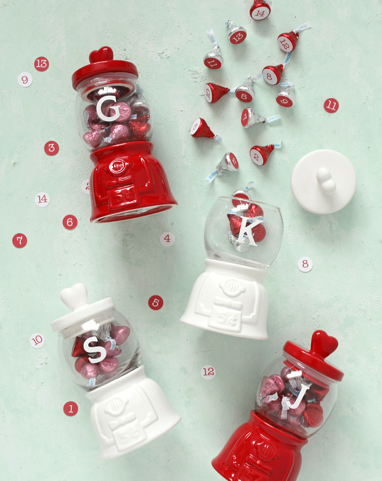 valentines day candy jar craft