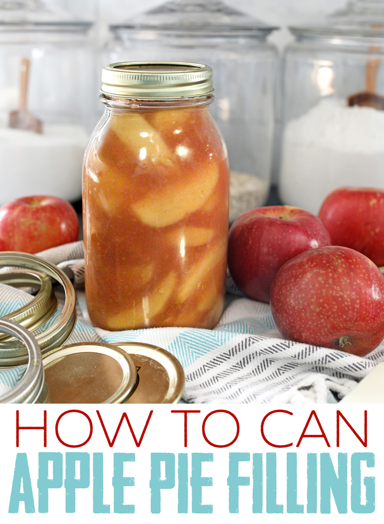 how to can apple pie filling