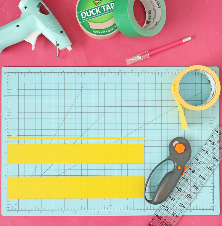 easiest way to cut duck tape for crafts