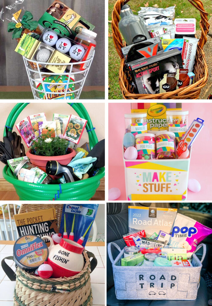 gift baskets based on hobbies