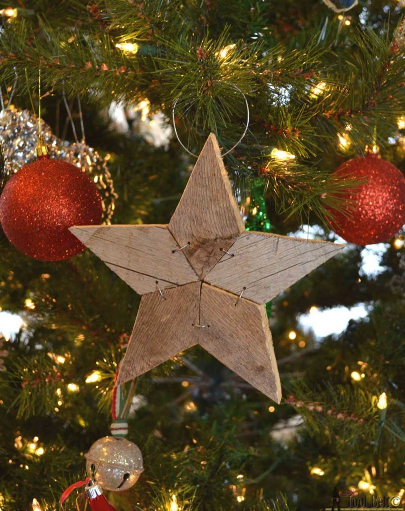 rustic pieced wood star christmas craft