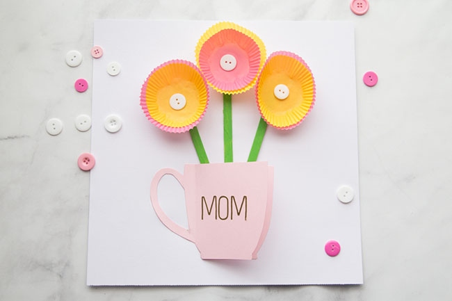 mothers day card craft idea